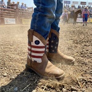Cody James Stars and Stripes Cowboy Boots Sz 11